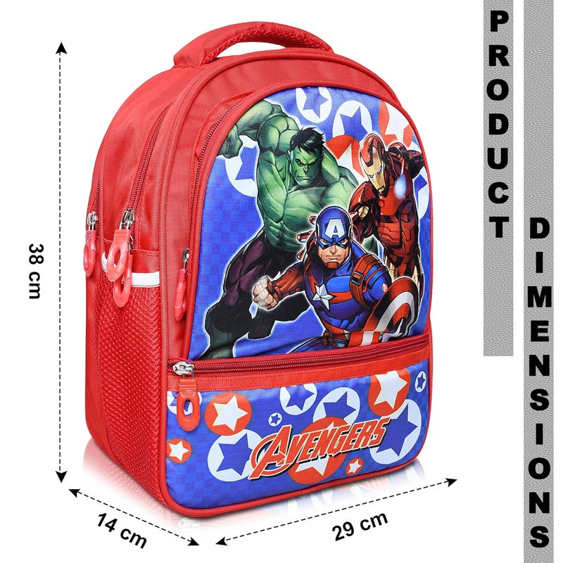 Stylbase Cartoon Printed School Bag for Boys and Girls | Waterproof Backpack Bag for Travelling Sports | Kids Bag Ideal for UKG Nursery 1st Class | School Bags for 5 7 Years 15 Inches Multicolor - Image 5