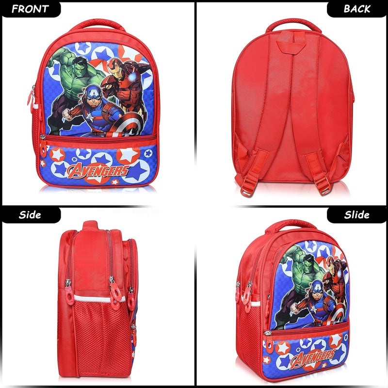 Stylbase Cartoon Printed School Bag for Boys and Girls | Waterproof Backpack Bag for Travelling Sports | Kids Bag Ideal for UKG Nursery 1st Class | School Bags for 5 7 Years 15 Inches Multicolor - Image 3