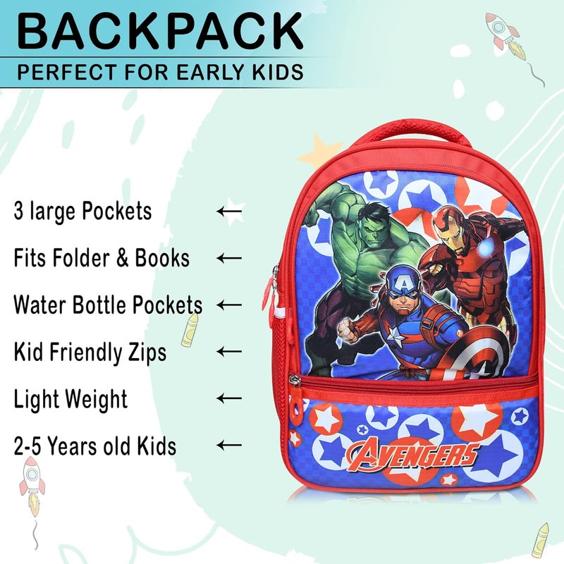 Stylbase Cartoon Printed School Bag for Boys and Girls | Waterproof Backpack Bag for Travelling Sports | Kids Bag Ideal for UKG Nursery 1st Class | School Bags for 5 7 Years 15 Inches Multicolor - Image 4