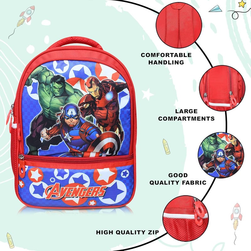 Stylbase Cartoon Printed School Bag for Boys and Girls | Waterproof Backpack Bag for Travelling Sports | Kids Bag Ideal for UKG Nursery 1st Class | School Bags for 5 7 Years 15 Inches Multicolor - Image 2