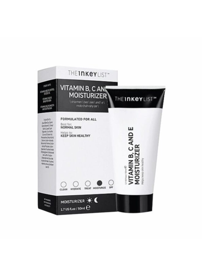THE INKEY LIST Vitamin B, C And E Moisturizer 50ML