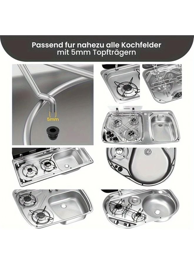 16pcs Silicone Grommet Sleeve Pan Hob Support for RV Caravan Camper Furniture Parts - Image 5