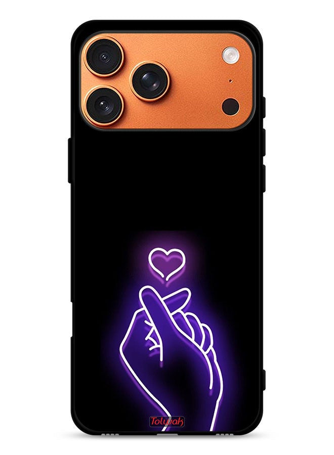 Tolwak Apple iPhone 17 Pro Max Protective Case Cover Snap Small Heart - Image 1