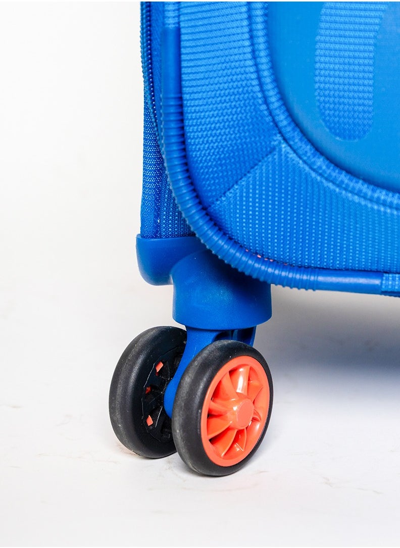 Skybags - Vanguard Set of 3 Luggage with Anti Theft Zipper| Smooth Dual Wheels| Wet Pouch for toiletries| Cabin, Medium, Large| Blue - Image 1