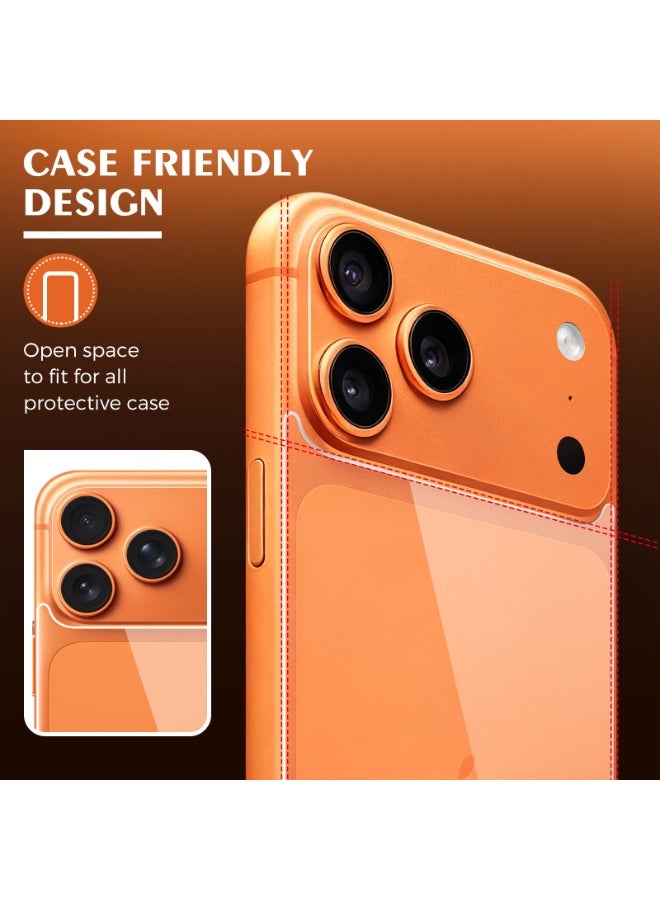 [3 حزمة] واقي الشاشة لـ iPhone 17 Pro ، واقي الشاشة الأمامية والخلفية لـ iPhone 17 Pro ، واقي الكاميرا ضد بصمة الأصابع لـ iPhone 17 Pro (6.3 بوصة) - Image 4
