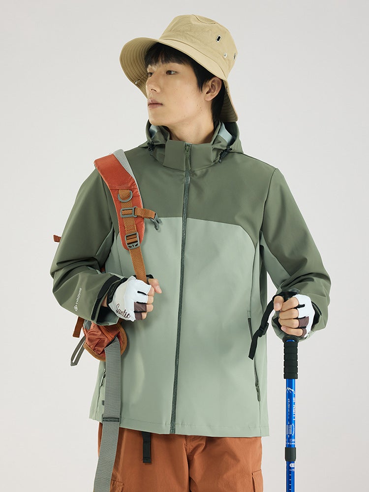 Jhod2025 Women'S Outdoor Mountaineering Windproof And Waterproof Jacket, Single-Layer Men'S Casual Versatile Quick-Drying Jacket - Image 3