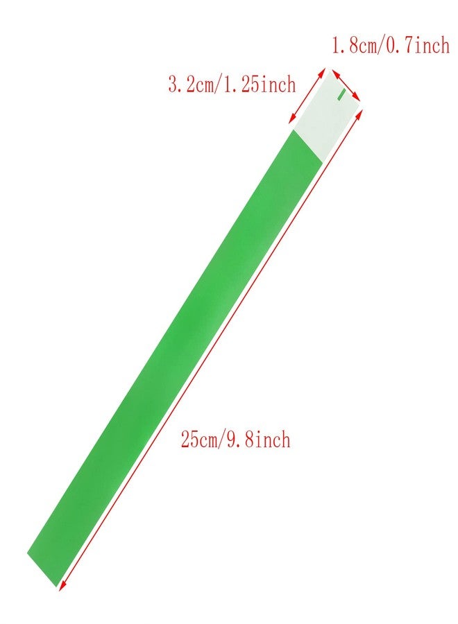 ONLYKXY 60pcs Colorful Plastic Printable Wristband Blank Paper Wrist Strap 3/4" Tear-Resistant Bracelet Badge Self-Adhesive Identification Sticker for Party Events Custom Concert Club (Mixed Color) - Image 2