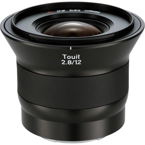 Zeiss Touit 2.8/12 Wide-Angle Camera Lens for Sony E-Mount Mirrorless Cameras, Black, (000000-2030-526) - Image 1
