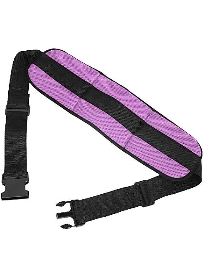 Generic Wheelchair Seats Belt, 5 Colors, Adjustable Quick Release Restraints Straps Chair Waist Lap Strap for Elderly or Legs Patients(Violet)  - Image 1