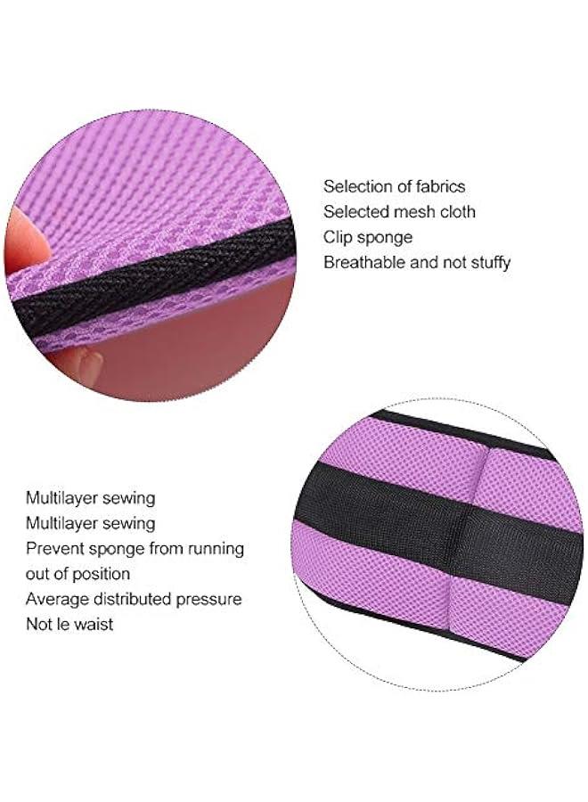 Generic Wheelchair Seats Belt, 5 Colors, Adjustable Quick Release Restraints Straps Chair Waist Lap Strap for Elderly or Legs Patients(Violet)  - Image 3