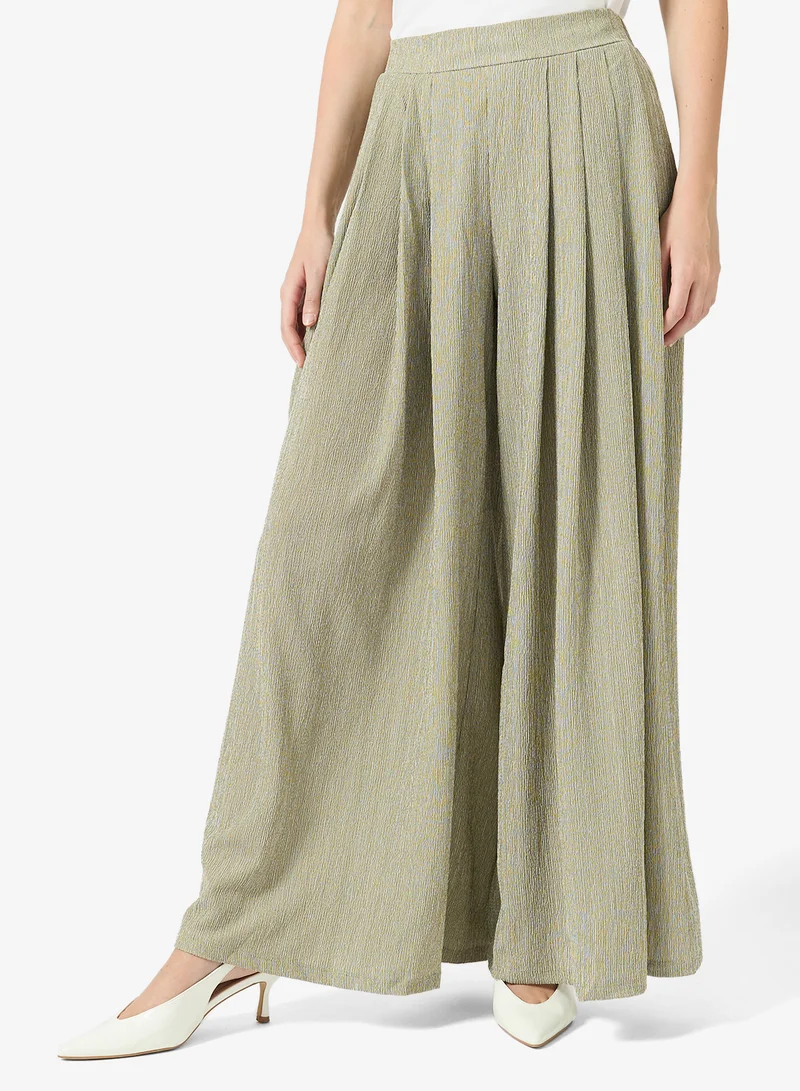 فيرو مودا بنطلون فيمكيلا واسع الساق بخصر متوسط