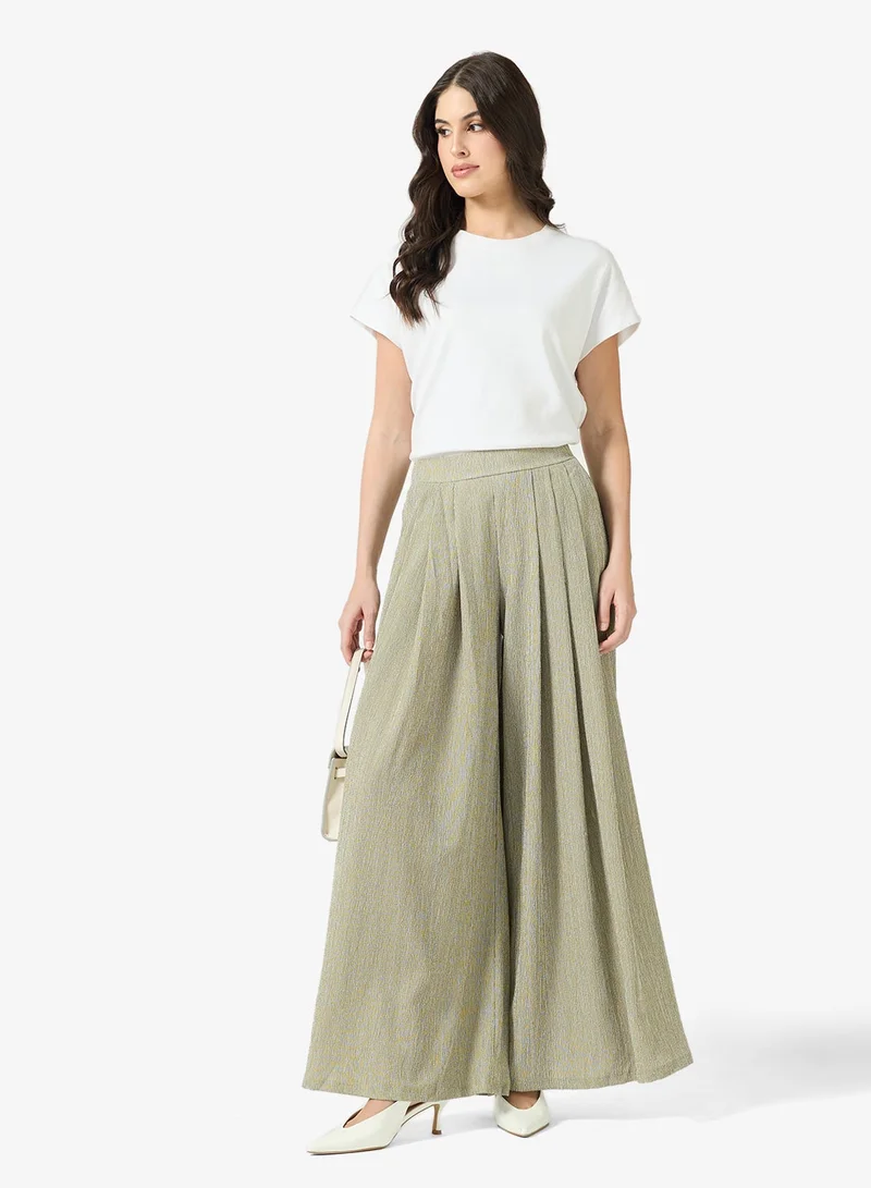 VERO MODA Vmkayla Mid Waist Wide Leg Pants 32"