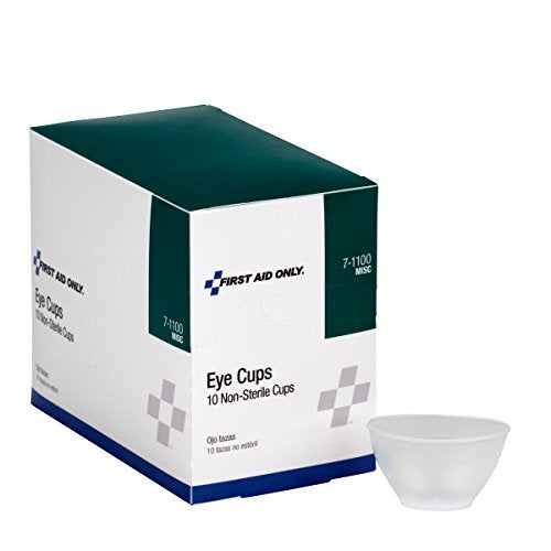 First Aid Only Non-Sterile Eye Cups, Ideal for Standalone First Aid or Refilling First Aid Kits, 10 Pack - Image 2