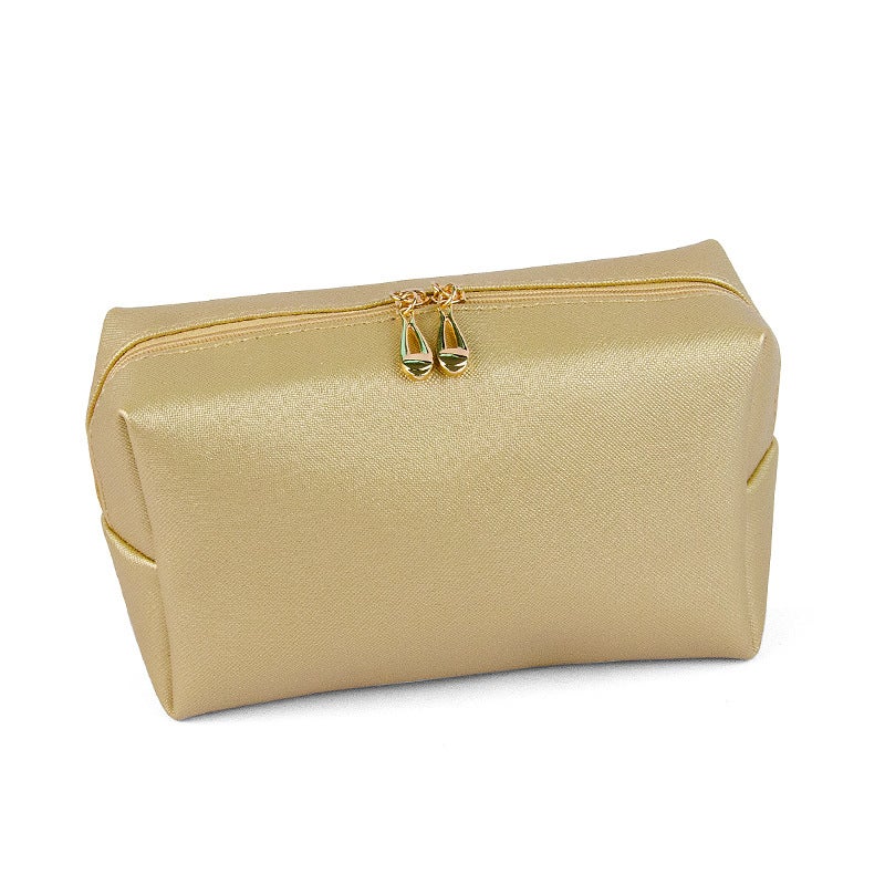 general Portable PU Waterproof Makeup Bag for Travel and Daily Use - Image 1