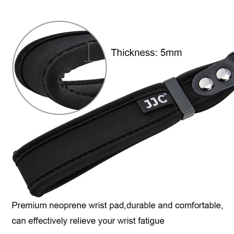 JJC Soft Camera Hand Strap Wrist Strap for Canon Rebel T7 T6 T8i SL3 90D EOS R R10 RP M50 M6 Nikon D3500 D750 Z5 Z6 Z7 Z8 Z50 Z30 Zf Sony ZV-E1 A6000 A6100 A6400 A6700 A7 A7S Fuji X-T5 X-T4 X-T30 X-E4 - Image 2