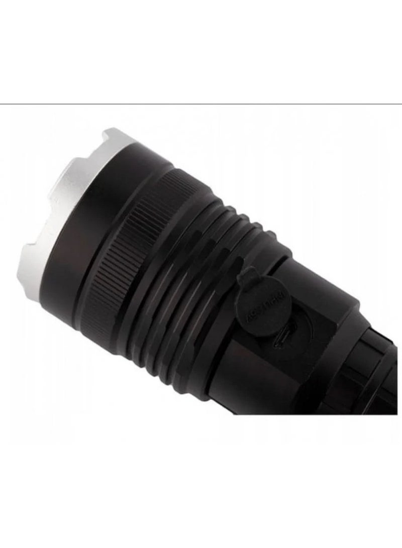 X72 Zoomable  Ultra Bright LED Flashlight  High Lumens Super Bright Tactical Flashlight Battery - Image 5