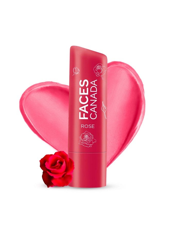 FACESCANADA FACES CANADA Color Lip Balm - Rose Petal 03, 4.5g | Red Tint | 12HR Moisture | SPF 15 | Shea Butter, Vitamin C & E Enriched | Hydrating & Nourishing For Dry Chapped Lips | Softens Lips - Image 1
