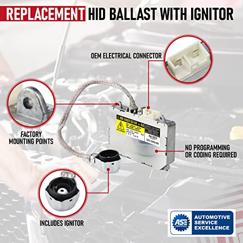 AA Ignition بالاست HID مع موقد - وحدة تحكم المصابيح الأمامية - بديل ل 85967-0E020، 81107-2D020، DDLT002، KDLT002 - متوافق مع سيارات تويوتا ولكزس - بريوس، أفالون، سيينا، ES300، ES330، LS430 - Image 4