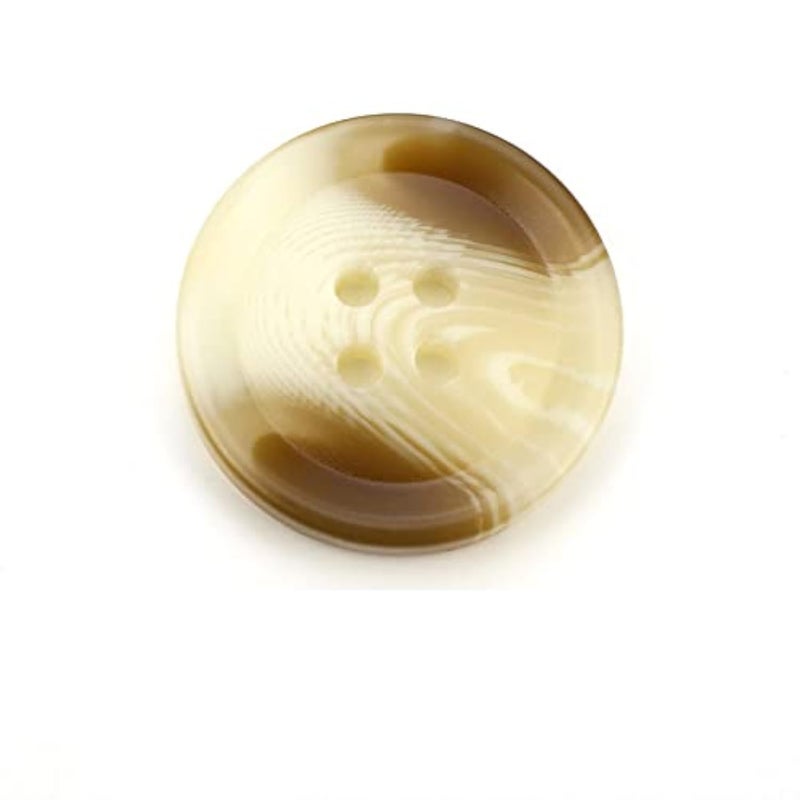 vingol 10 PCS 4 Holes Round Pattern Resin Buttons Flatback Sewing Button Favorite Findings Basic Buttons for Clothing Arts Crafts Projects DIY Decorations Sewing Accessories 03Beige 305 mm 