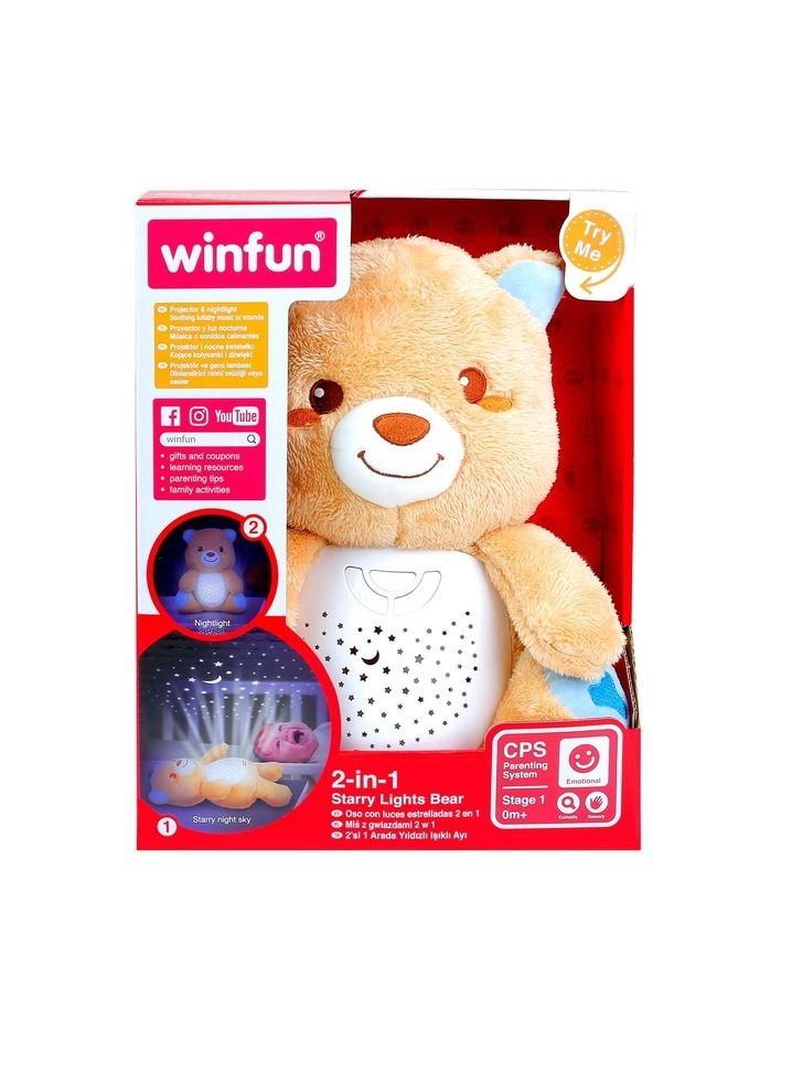 WinFun - 2 In 1 Starry Lights Bear - 825