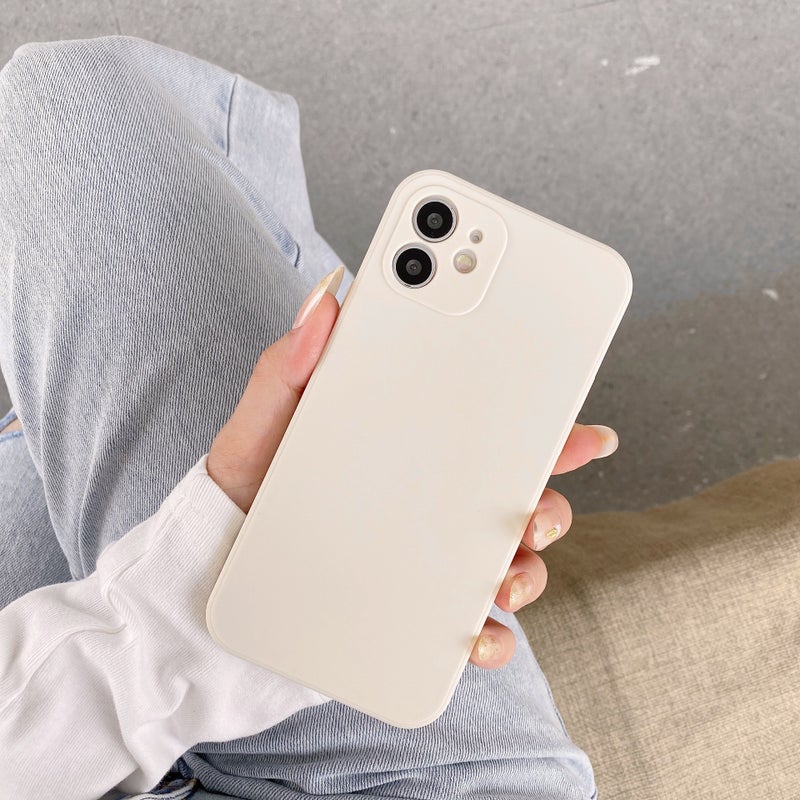 غطاء واقي، مقاوم للصدمات لـ Redmi Note 14 Pro، Antique White سيليكون، مقاوم للخدش من السيليكون باللون الأبيض للتخزين العملي للمدرسة أثناء التنقل - Image 5