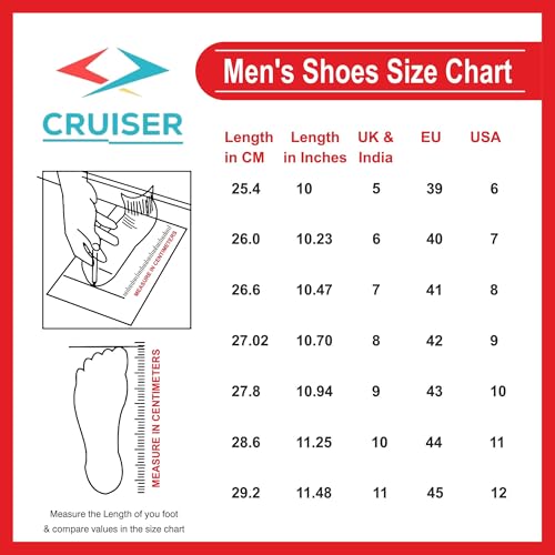 Cruiser Men's Atlas White-Grey Sneakers_8 UK (2512-1) - Image 5