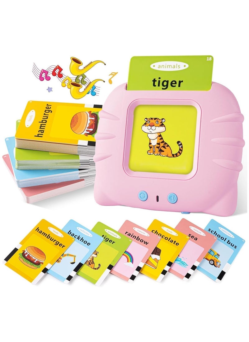 Generic - Talking Flash Cards with 224 Sight Words, Pronunciation Games Birthday Gift for Kids 1-3 in Arabic and English - Image 1