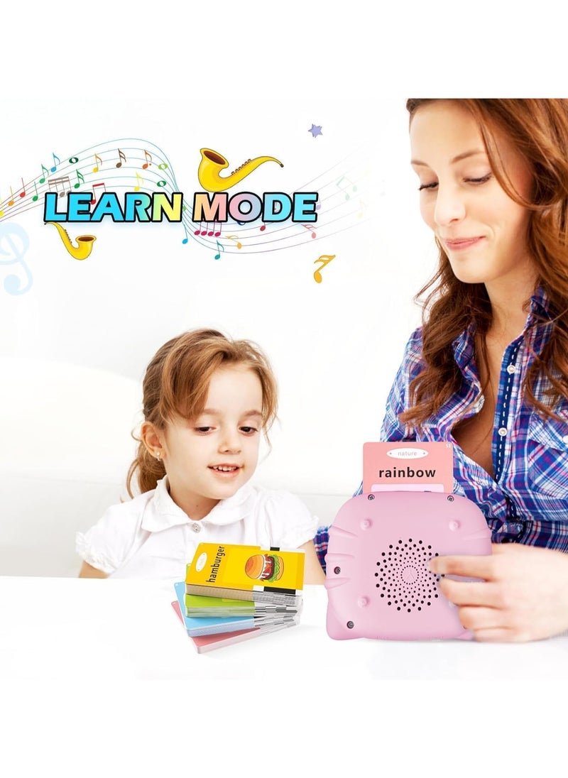 Generic - Talking Flash Cards with 224 Sight Words, Pronunciation Games Birthday Gift for Kids 1-3 in Arabic and English - Image 1