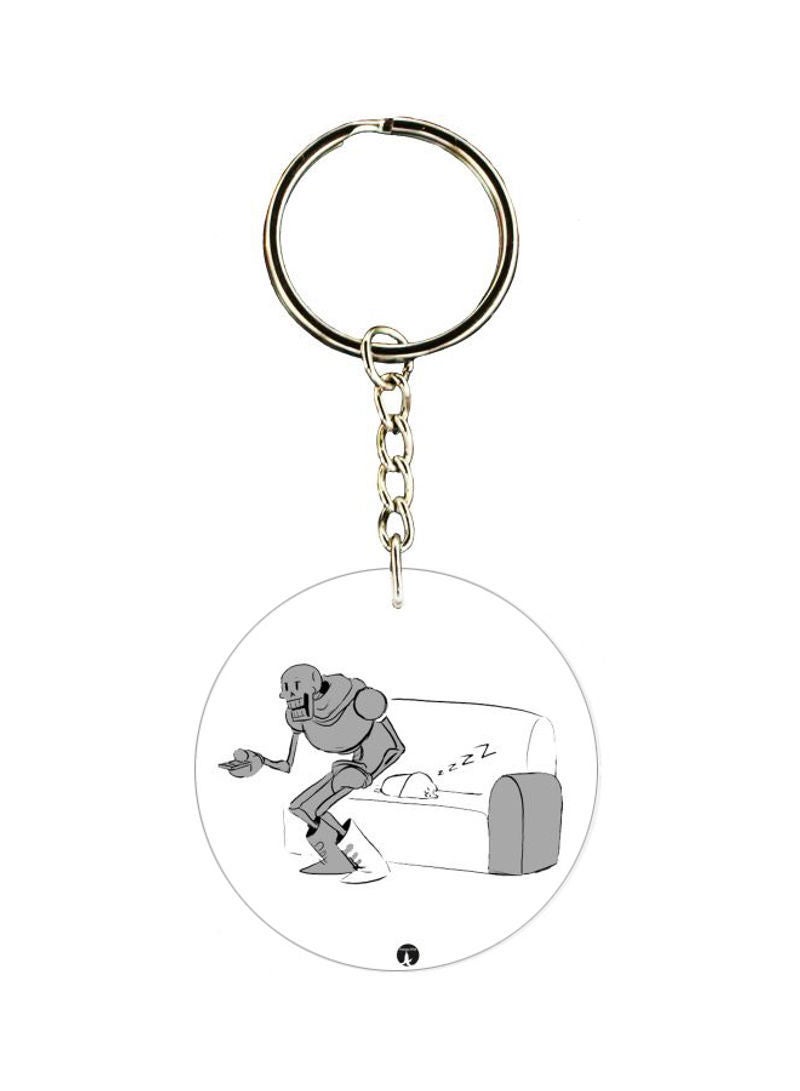 Double Sided Printed Keychain