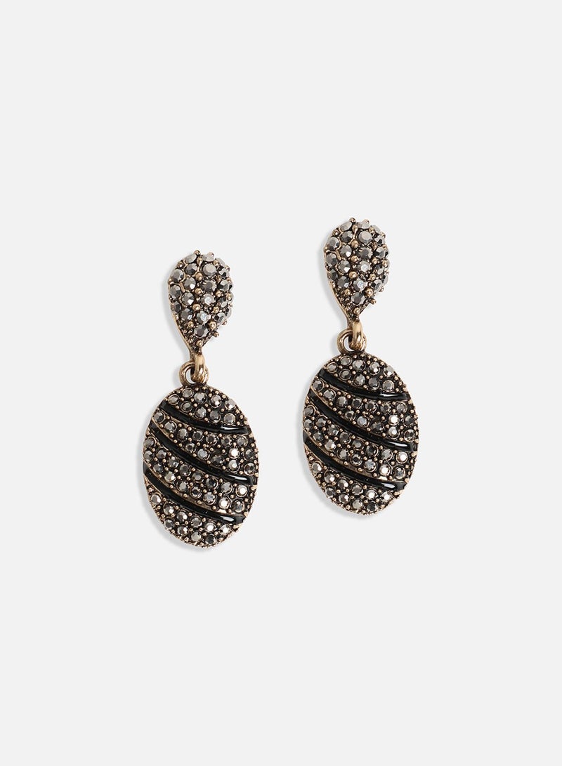SOHI Oval Crystal Artificial Jewellery Set - Image 5