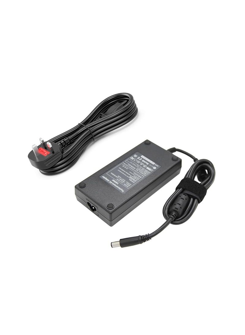Terabyte 180W Charger laptop adapter for 19.5V 9.23A 7.4x5.0mm for 15 R3 15 R2 X51 13 14 M17X M15X M14X X51 for Precision 7510 M4700 M4800 M6300 G3 G5 G7-3579 with UK Plug Cable - Image 1