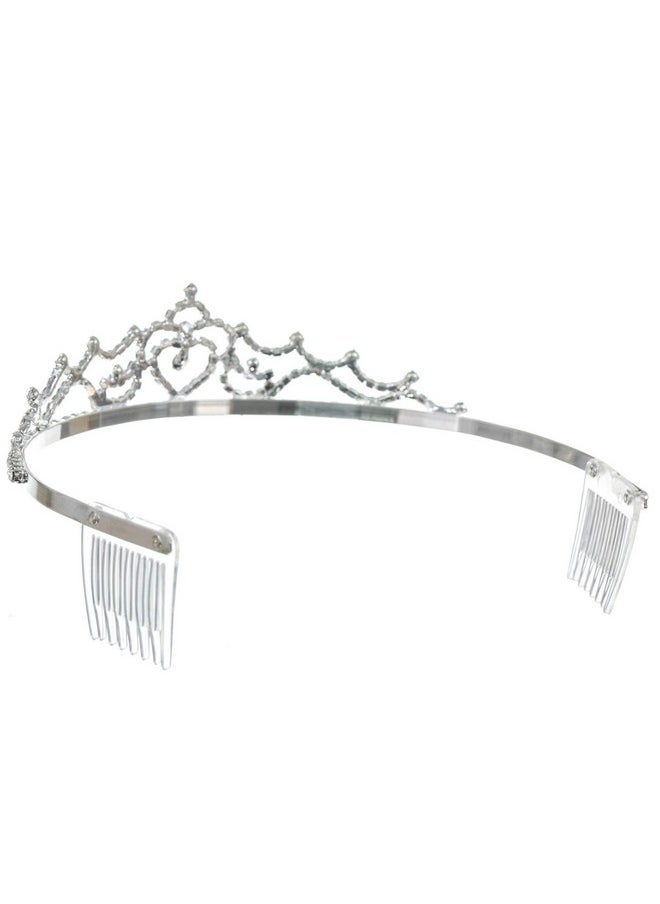 SAMKY Wedding Tiara Crown Bridal Headpiece For Women Accessories For Classic Bride  - Image 3