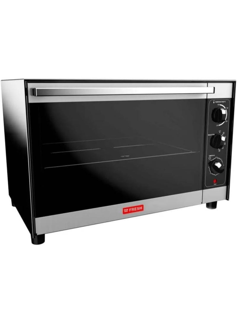 Fresh oven, 48 liters, black, grill, fan, bulb, 2000 watts, Imperial FR48, code 11681