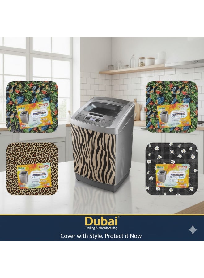 Dubai Stylish & Multi-Color Top-Loading Washing Machine Cover - Image 2