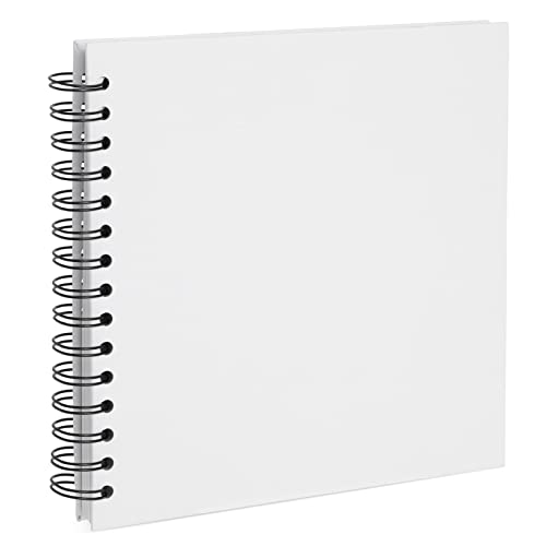Paper Junkie ألبوم صور ورقي جانكي 8x8 بوصة لتوثيق صور العائلة، كتاب ضيوف الزفاف، ذكرى سنوية (40 ورقة) - Image 1