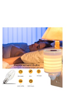 Generic Salt Lamp Bulbs - 15 Watt Light Bulbs for Scentsy Wax Warmer - C7 Replacement Bulbs for Plug in Wax Diffuser- Warmwhite - Dimmable,15 Packs  - Image 4