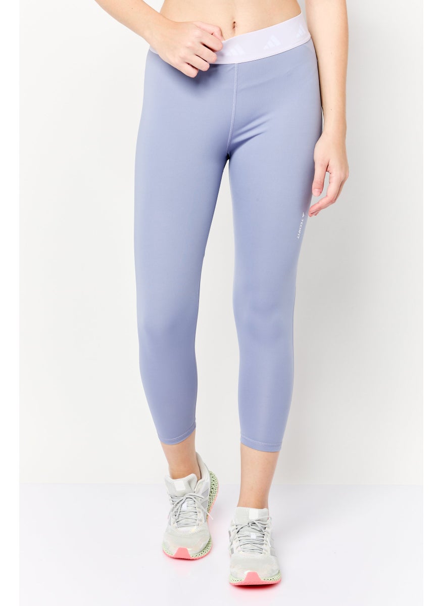 Adidas Women Tight Fit 7/8 Training Leggings, Lavender  - Image 1