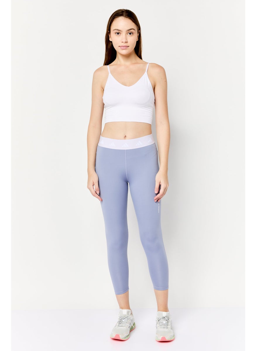 Adidas Women Tight Fit 7/8 Training Leggings, Lavender  - Image 3