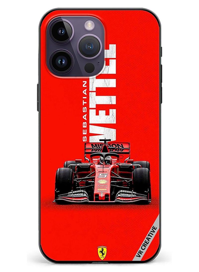 VR CREATIVE Protective Case Cover For Apple iPhone 16 Pro F1 Racing Car Design Multicolour - Image 1
