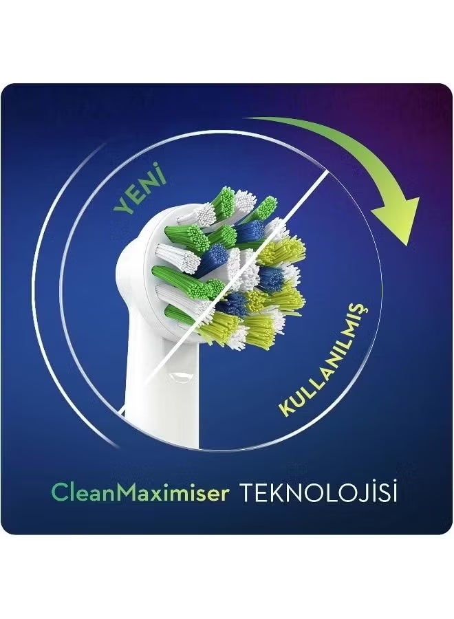 Oral-B 4-Piece Cross Action Replacement Brush Heads White - Image 5