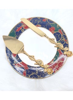 WINON 2PCS Rose Design Cake knife serving set  - Image 2