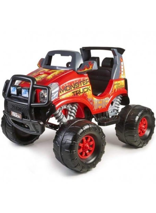 فيبر الوحش شاحنة تشالنجر بطارية تعمل بالطاقة ركوب على - 12 فولت