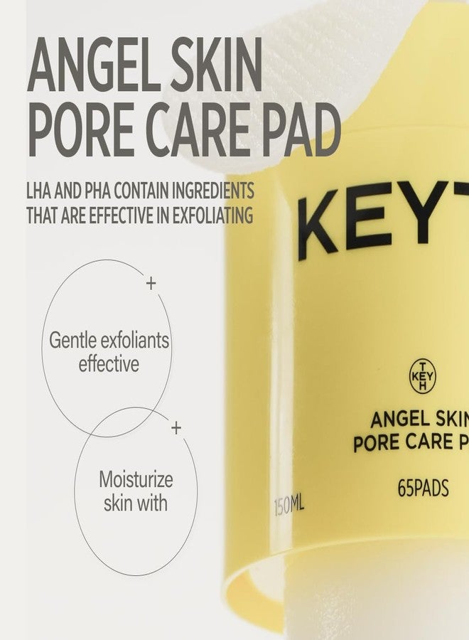 KEYTH Angel Skin Pore Care PAD (150ML, 5.07 FL.OZ.) / Refine Pores, Control Sebum, Exfoliation, Oil-Absorbing, Mastic Gum, PHA, LHA - Image 3