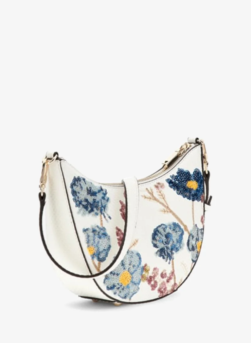 GUESS Zaria Mini Top Zip Shoulder Bag