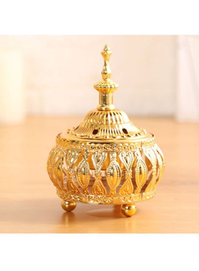 نيبمينينت حامل بخور ذهبي 19x8سم