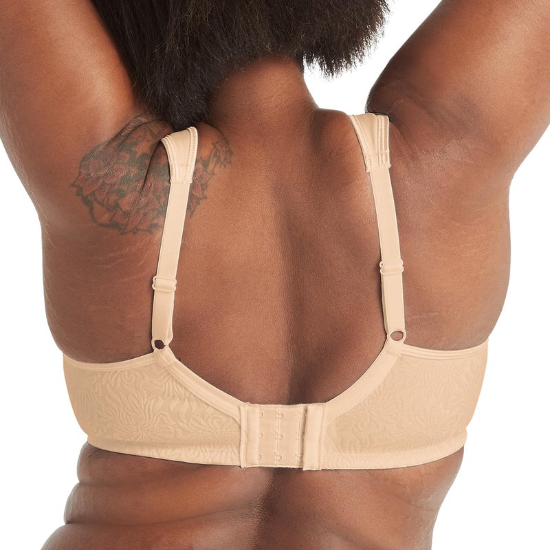 playtex PLAYTEX Womens 18 Hour Side & Back Smoothing Wireless Bra, Cool Comfort Wire-free Single Or 2-pack Bras, Nude, 36C US  - Image 3