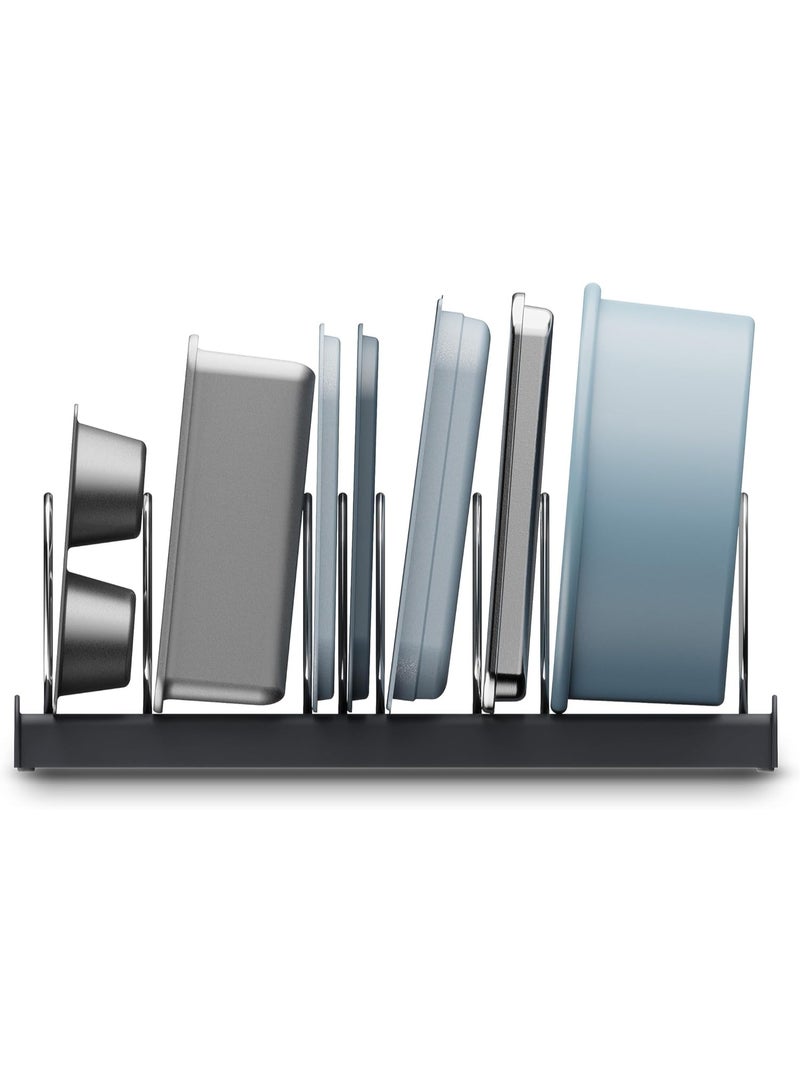 Joseph Joseph Cookware Organiser, Baking Tray Rack, Space Saving Storage for Pans, Lids, Chopping Boards - Image 4