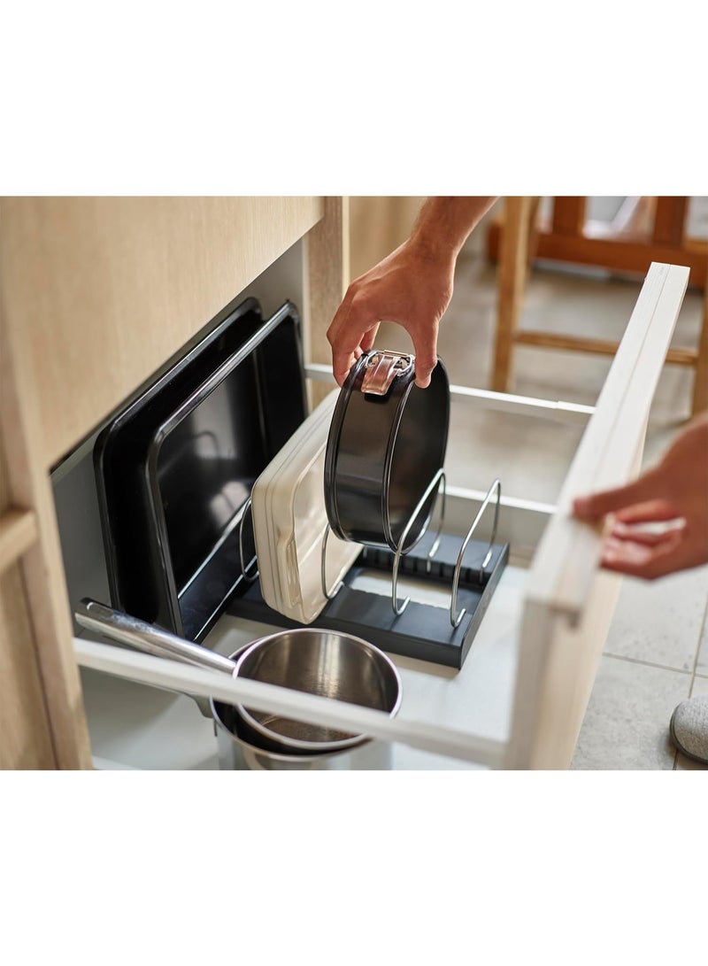 Joseph Joseph Cookware Organiser, Baking Tray Rack, Space Saving Storage for Pans, Lids, Chopping Boards - Image 2