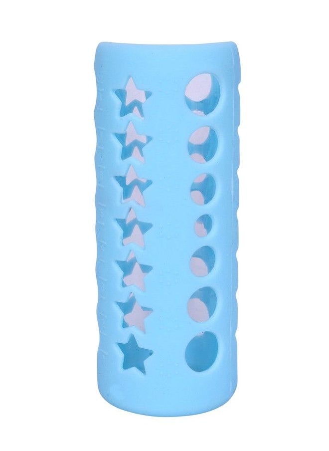 The Little Lookers - Baby Feeding Bottle Silicone Warmer Cover Sleeve Holder Insulated Protection For Newborns Infants Babies (Pack Of 1) (Blue 240Ml) - Image 1
