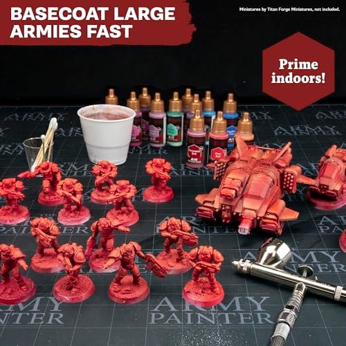 The Army Painter Warpaints Air Complete Set - 126 Non-Toxic Water Based Airbrush Paint Set – Miniature Paint for Tabletop Roleplaying, Boardgames, and Wargames Miniature Model Painting - Image 5